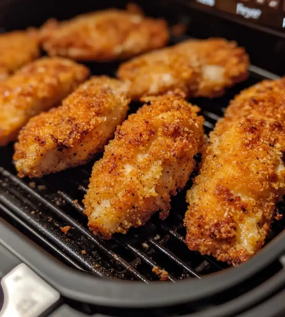Air Fryer Cajun Parmesan Chicken Tenders