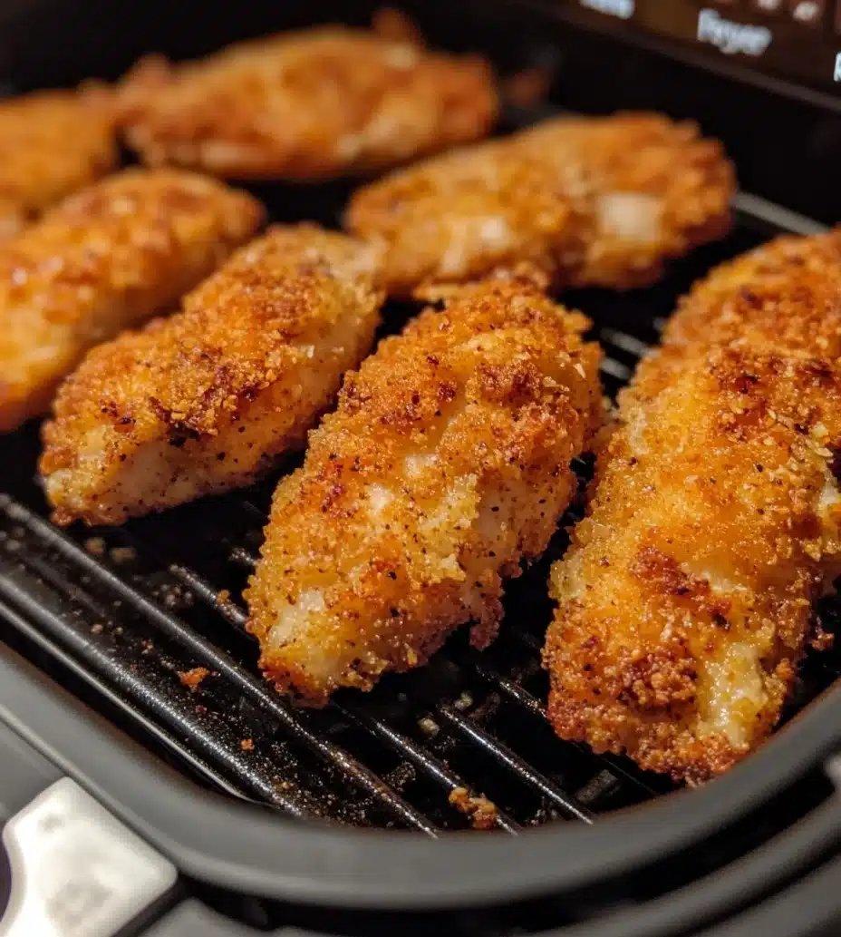 Air Fryer Cajun Parmesan Chicken Tenders