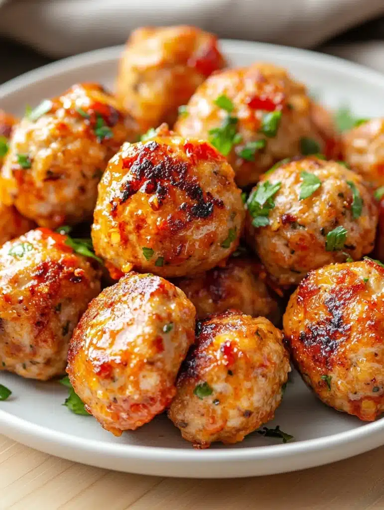 Air-Fryer-Sweet-Spicy-Chicken-Meatballs