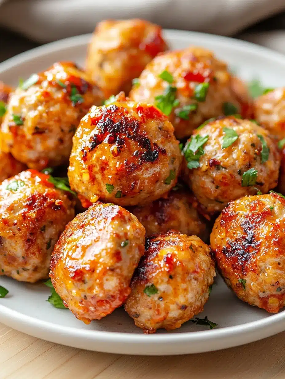 Air-Fryer-Sweet-Spicy-Chicken-Meatballs