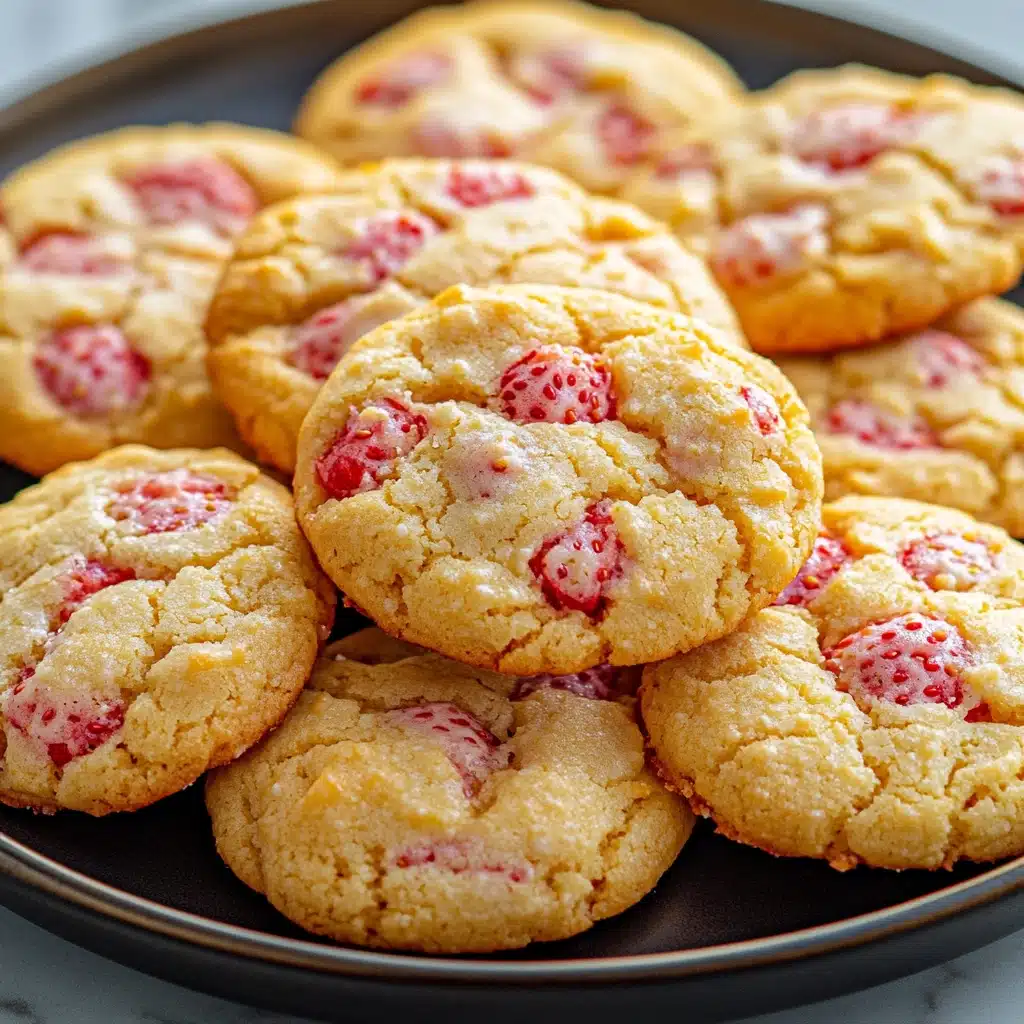 strawberry-kiss-cookies