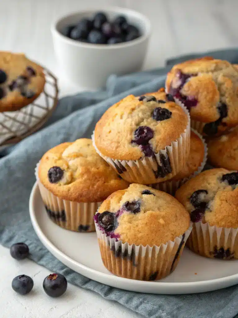 blueberry muffins