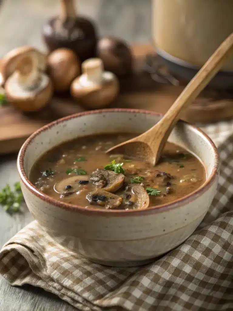 mushroom soup