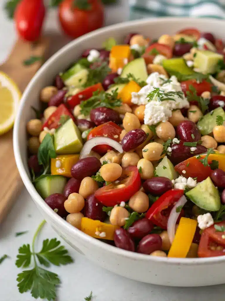dense bean salad
