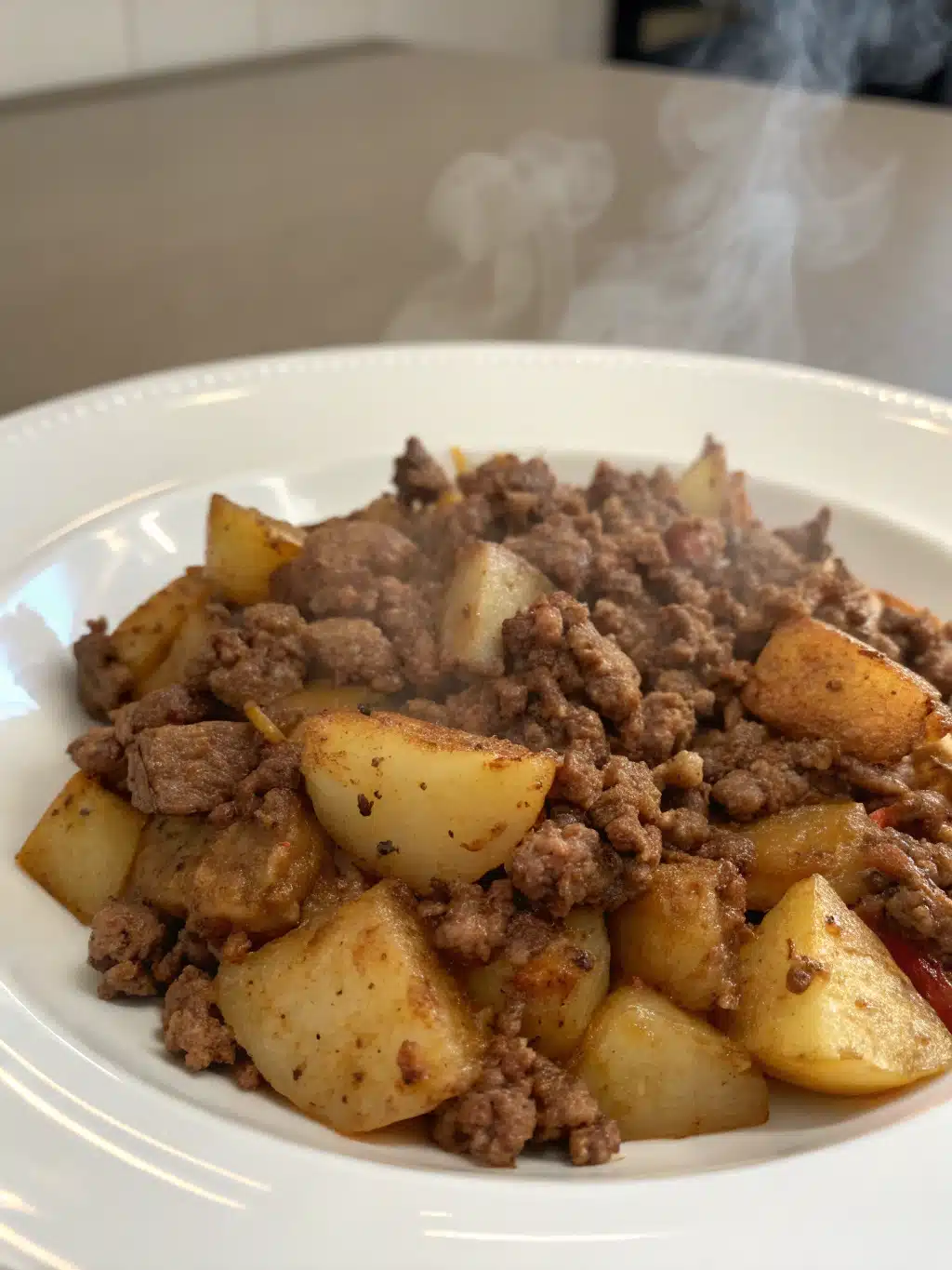 ground beef and potato