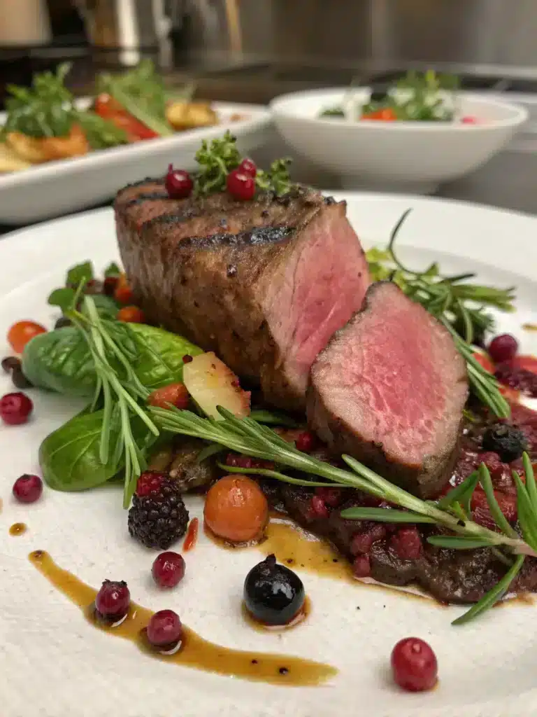 venison steak
