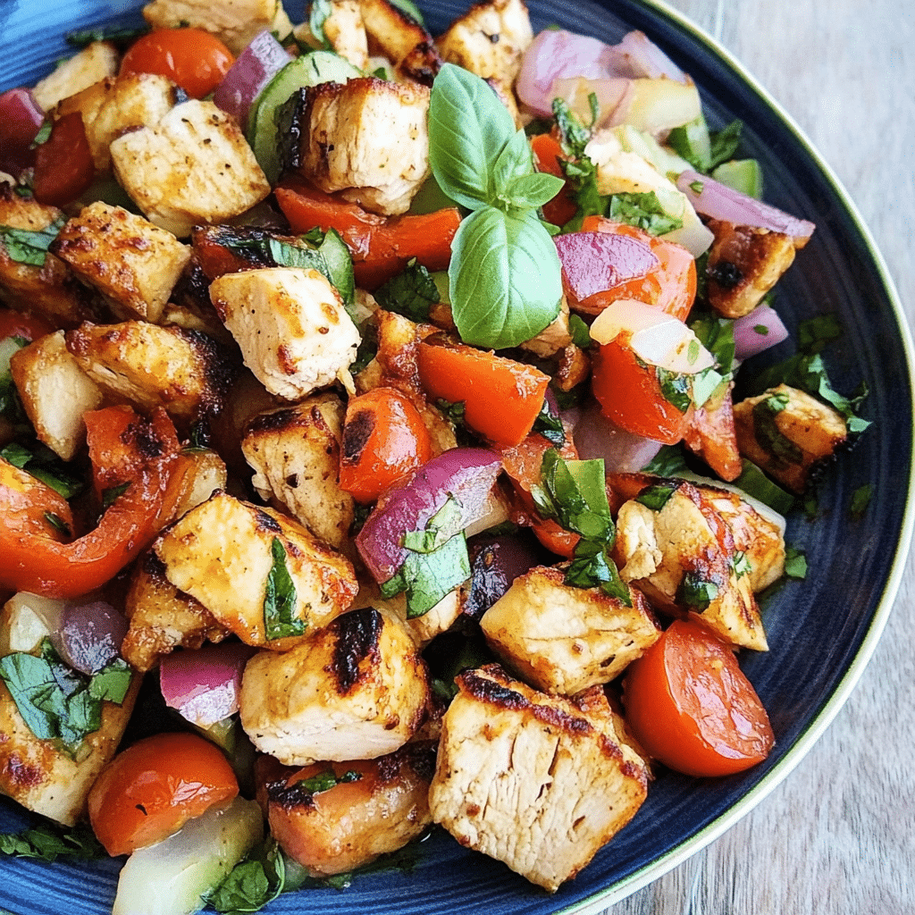 Grilled Chicken Panzanella