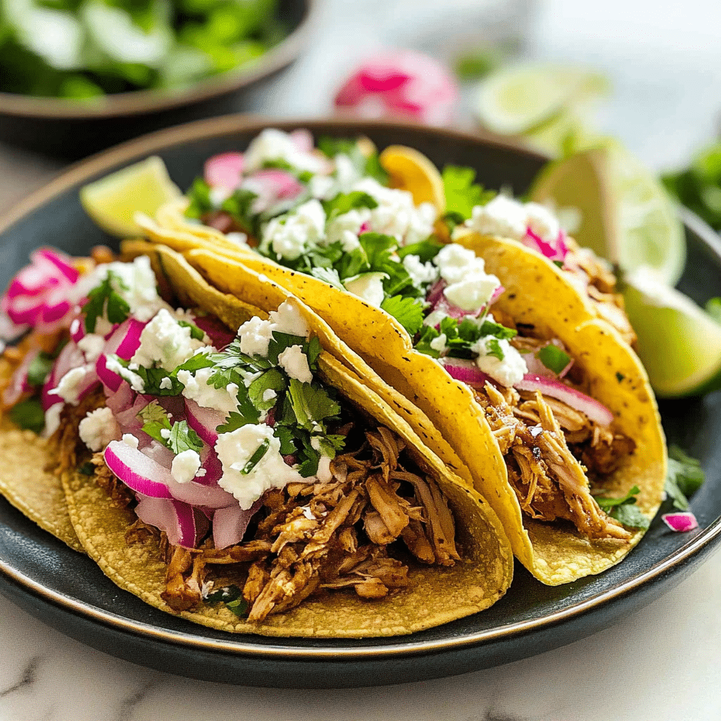 Instant Pot Shredded Chicken Tacos