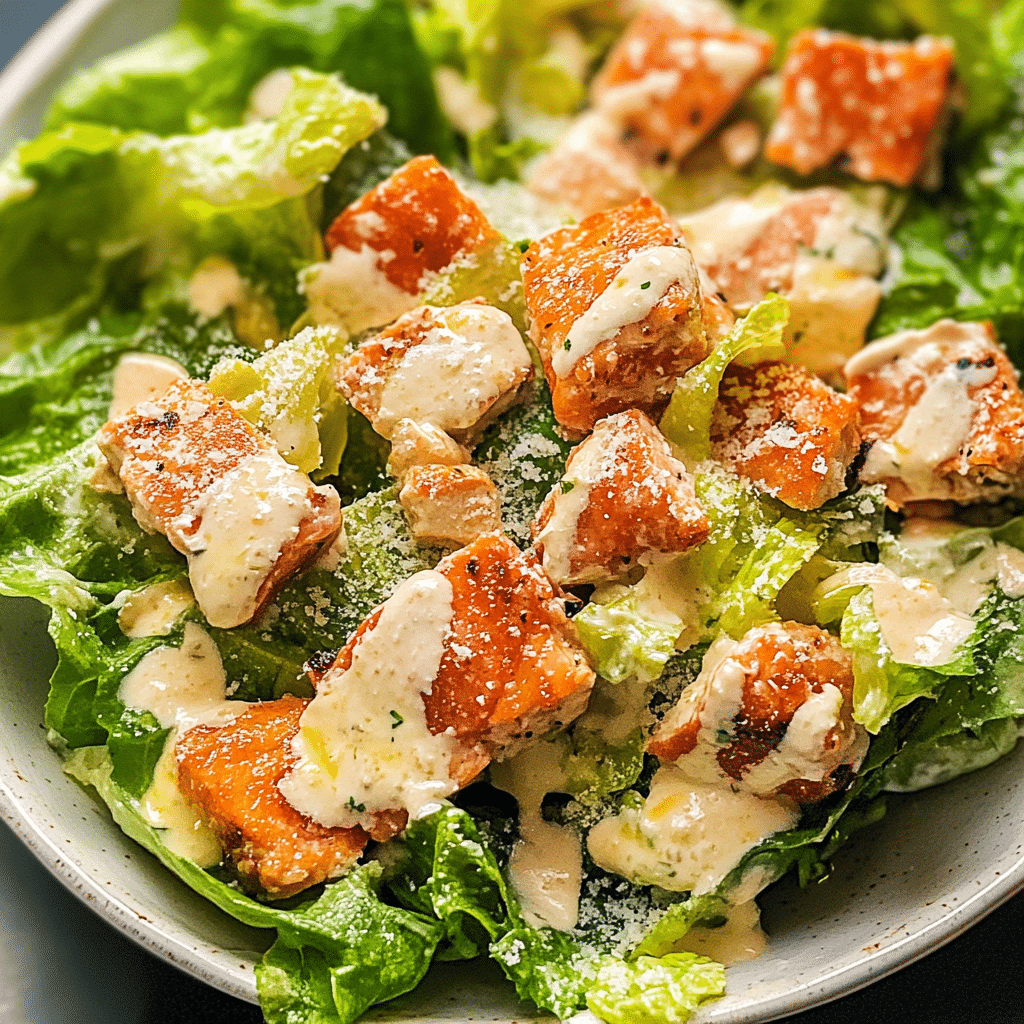 Salmon Caesar Salad