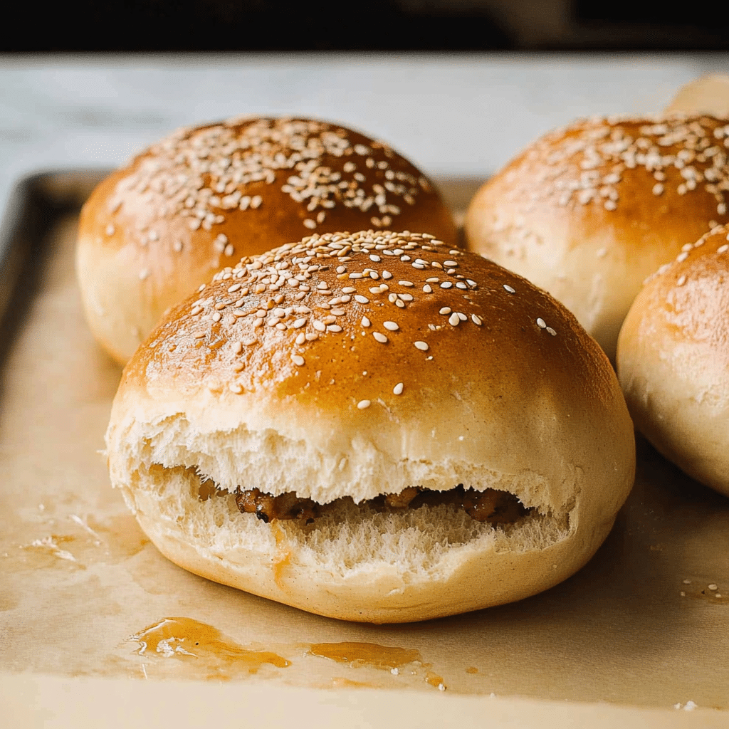 Sourdough Hamburger Buns
