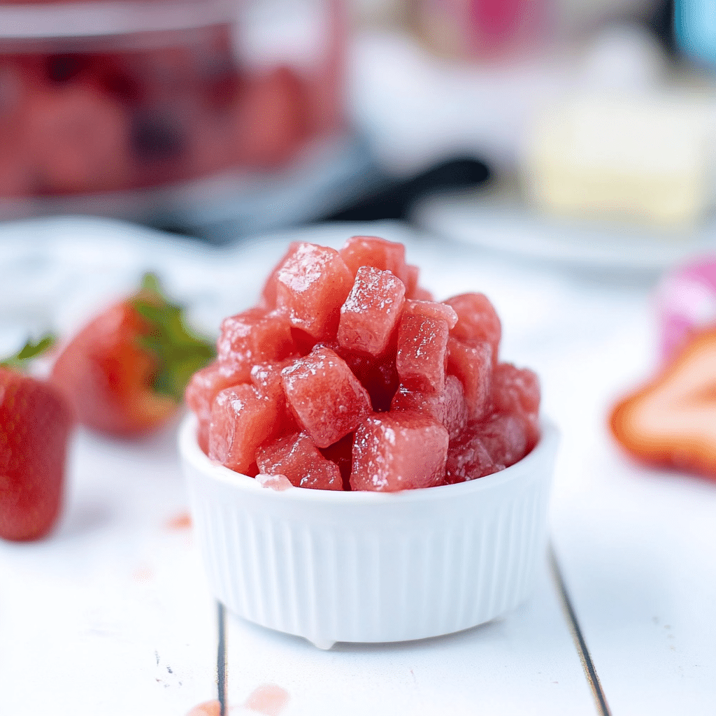 homemade Strawberry Gummies